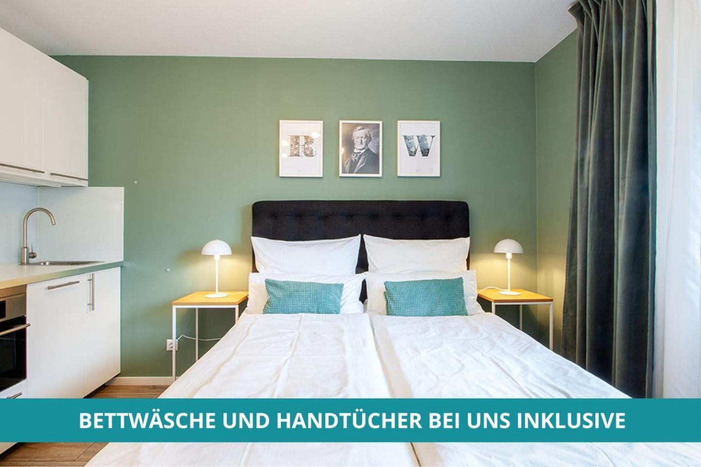 Apt Wahnfried Nr1 - Cityapartment Mit Kueche, Duschbad, Balkon, Parkplatz - Zentral Aber Ruhig Bayreuth Exterior foto